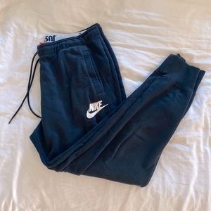 Black Nike joggers